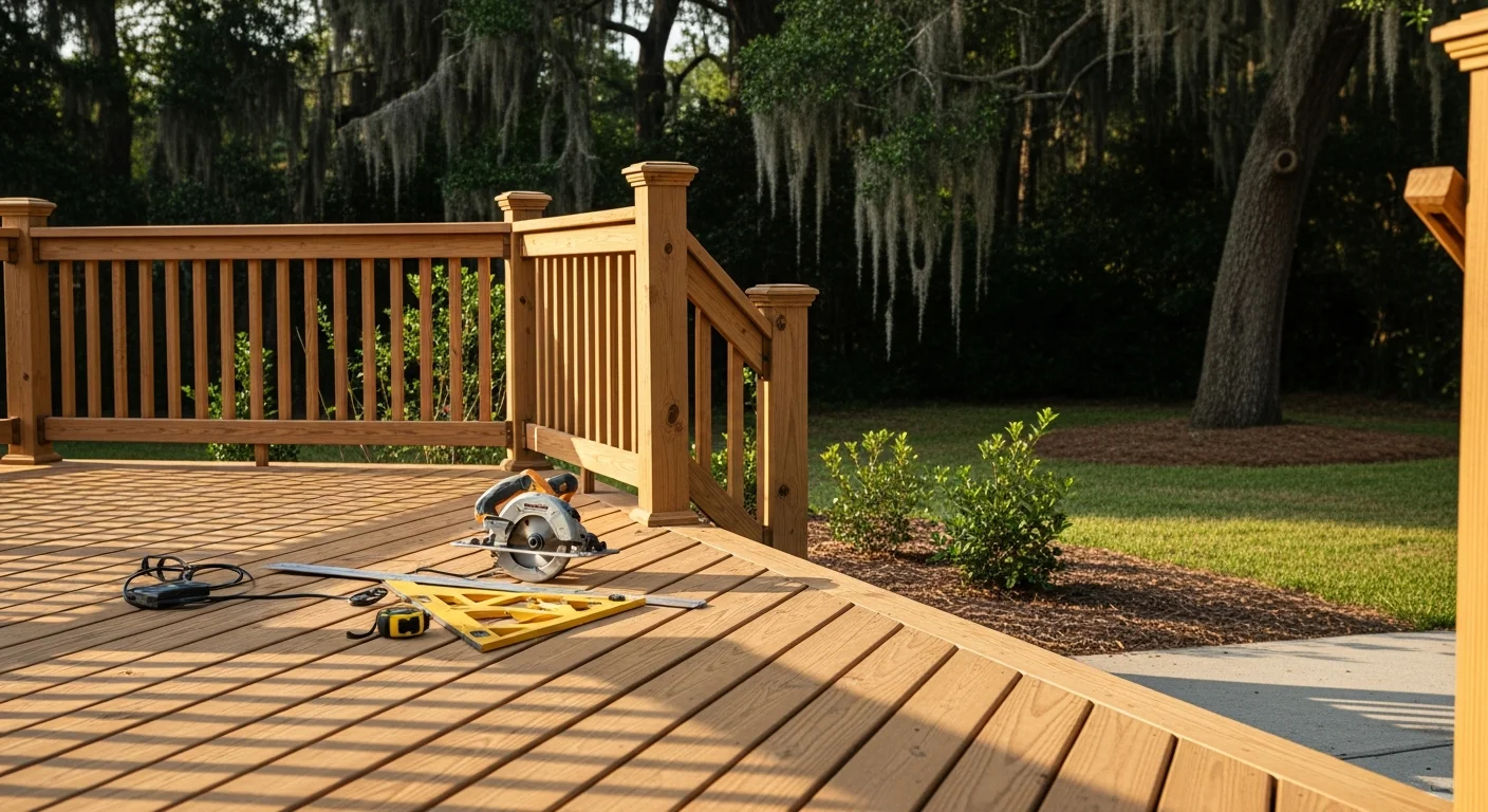 Professional residential deck construction and installation