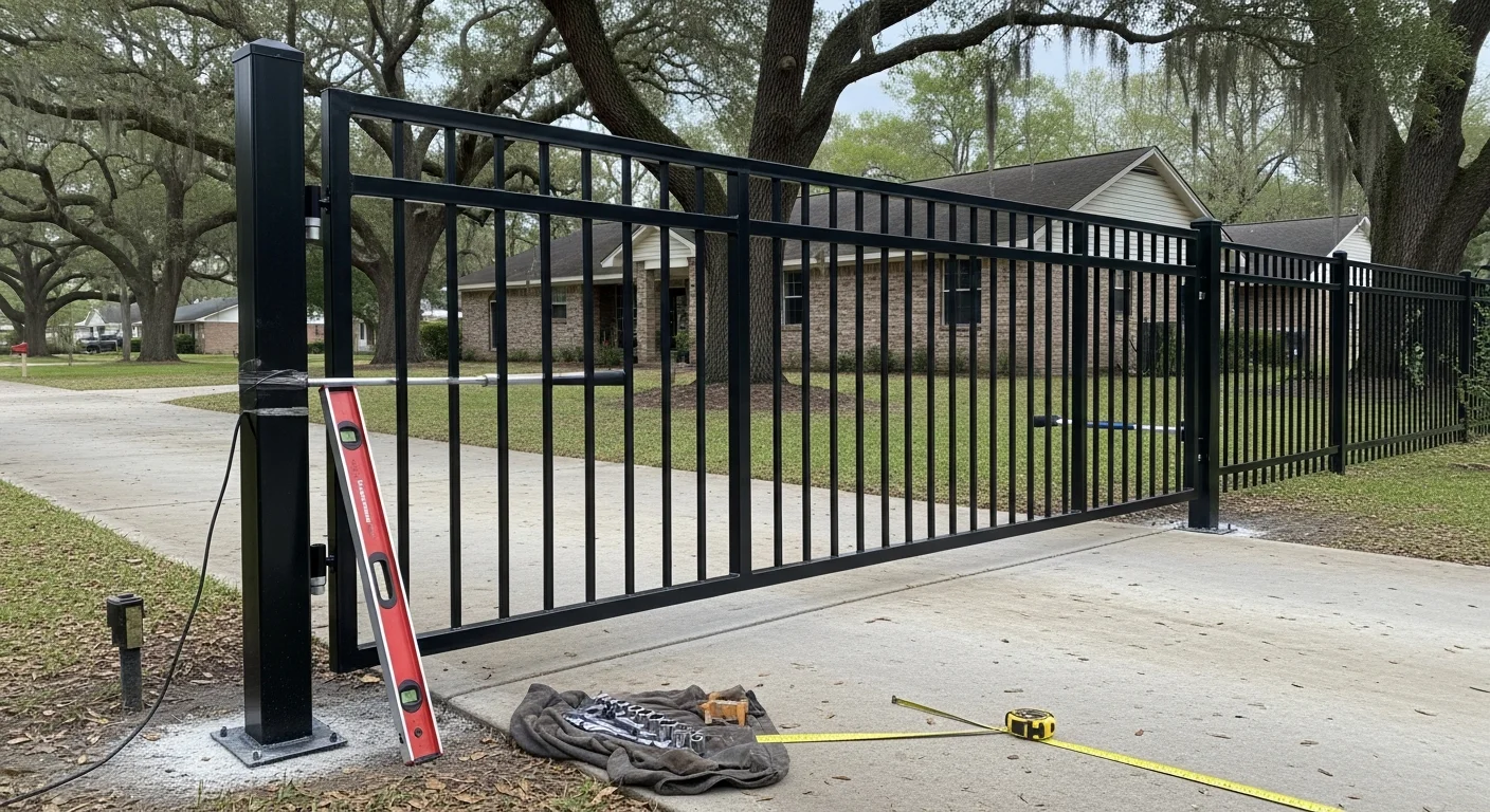 Custom metal gate installation and repair